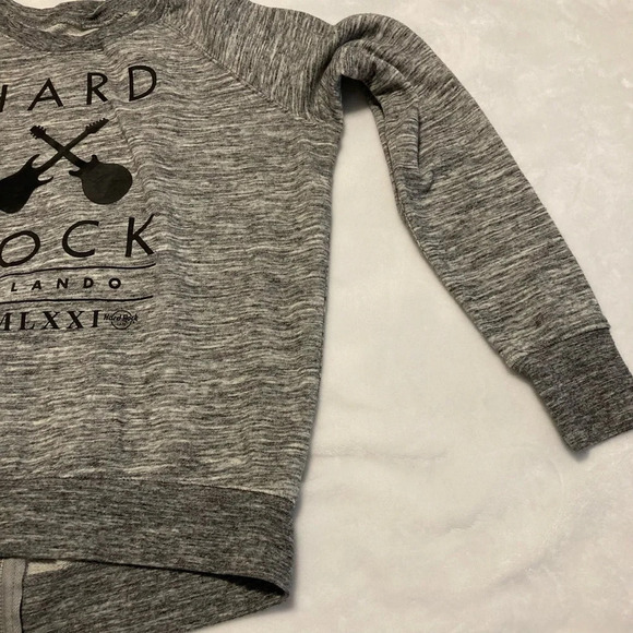 Hard Rock Orlando Back Zip Crew Neck Sweatshirt XS - Picture 5 of 13